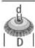 BOSCH GWX 14-125 S Professional - Accessori di levigatura ammessi - 8