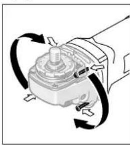 BOSCH GWS 060 Professional - Rotating the Machine Head - 1