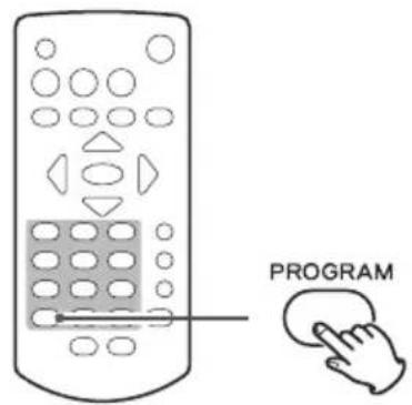 TEAC PD-301DAB - Press the PROGRAM button. - 2