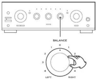 TEAC A-R630MK2 - Cómo ajustar el balance de los altavoces frontales - 1