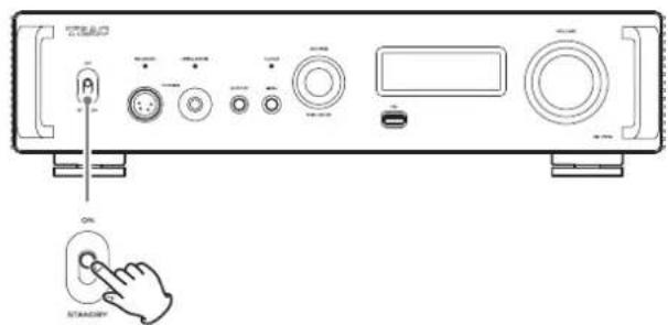 TEAC UD-701N - Shift the STANDBY/ON switch to its ON position to turn the unit on. - 1