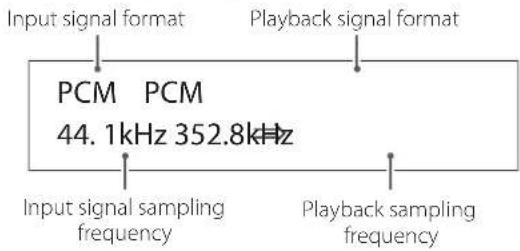 TEAC UD-701N - Playback format information screen - 1