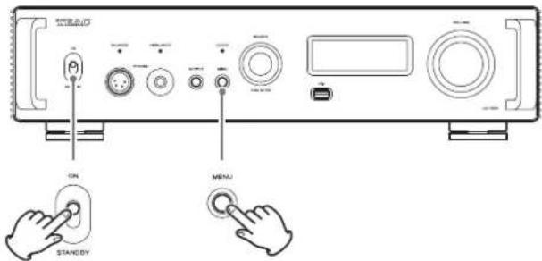 TEAC UD-701N - Restoring default settings - 1