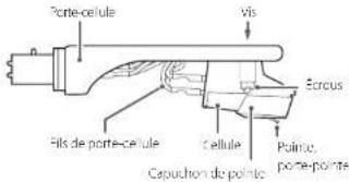 Ponte-cerule vis Ercus Fils de porte-cerule Cellule Pointe, pore-porte Capuchon de pointe