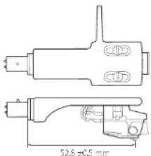 52,8=0,5 mm