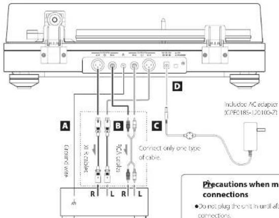 TEAC TN-5BB-M - Adjusting the tonearm height - 4
