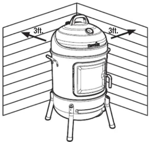 Char-Broil 18202076 - WARNING - 1