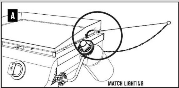 Char-Broil 19952085 - Match Lighting - 1