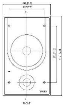TANNOY Back Can PCI 7DC IW - Montaż kratki - 3