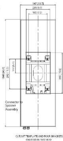 TANNOY Back Can PCI 7DC IW - Målning - 3