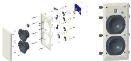 TANNOY iW 6DS - iW 625-WH - 1