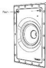 TANNOY QCI 6DC IW - Installing the Loudspeaker Assembly - 2