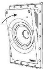 TANNOY QCI 6DC IW - Installing the Loudspeaker Assembly - 1