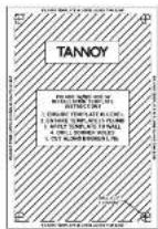 TANNOY QCI 6DC IW - Procedure - 2