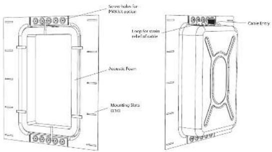 TANNOY Back Can IW - PMK voormontagekit - 2