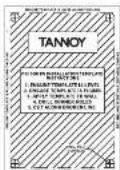 TANNOY Back Can IW - Utskärningsprocedur utan PMK - 1