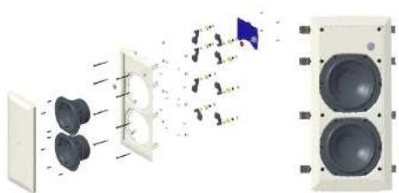 TANNOY iW 62DS - iW 4DC-WH - 4
