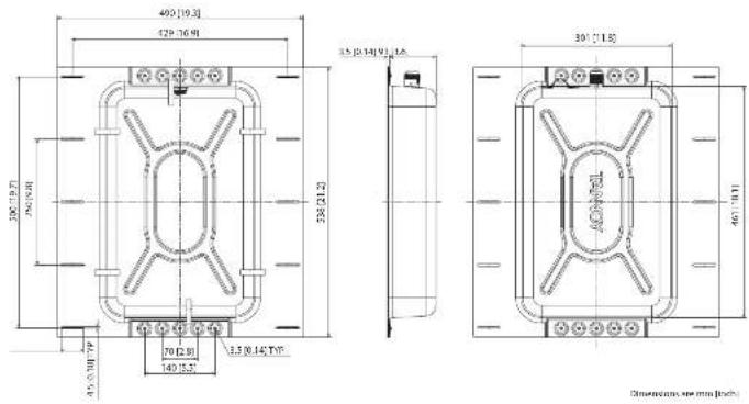 TANNOY PMK 5 IW - Dimensions - 1