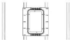 TANNOY PMK 5 IW - Cablaggio del canotto posteriore - 1