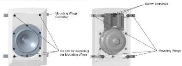 TANNOY iW 62S - Identifiering av produktfunktioner - 1