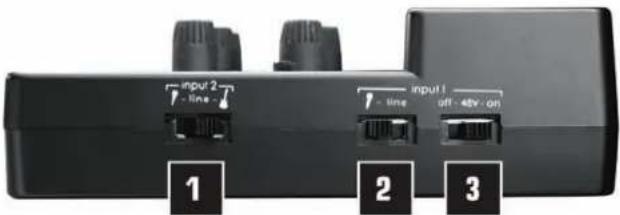 NOVATION nio 2|4 - COMMUTATEURS LATÉRAUX - 1