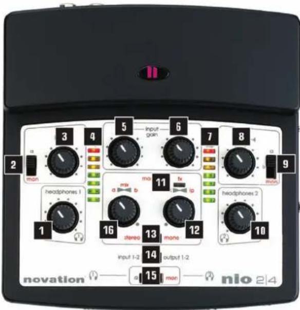 NOVATION nio 2|4 - COMMANDES DE FAÇADE - 1