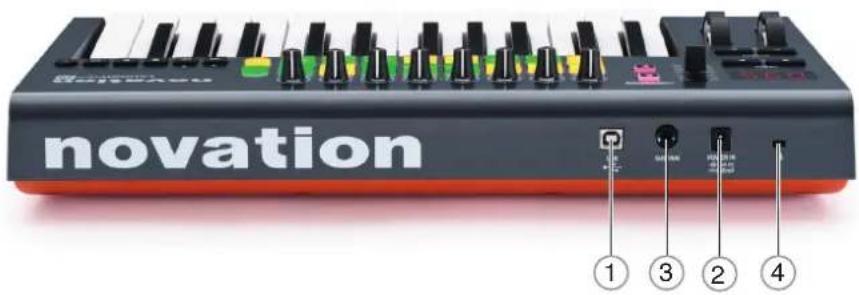 NOVATION Launchkey 61 MK1 - Face supérieure – commandes - 2