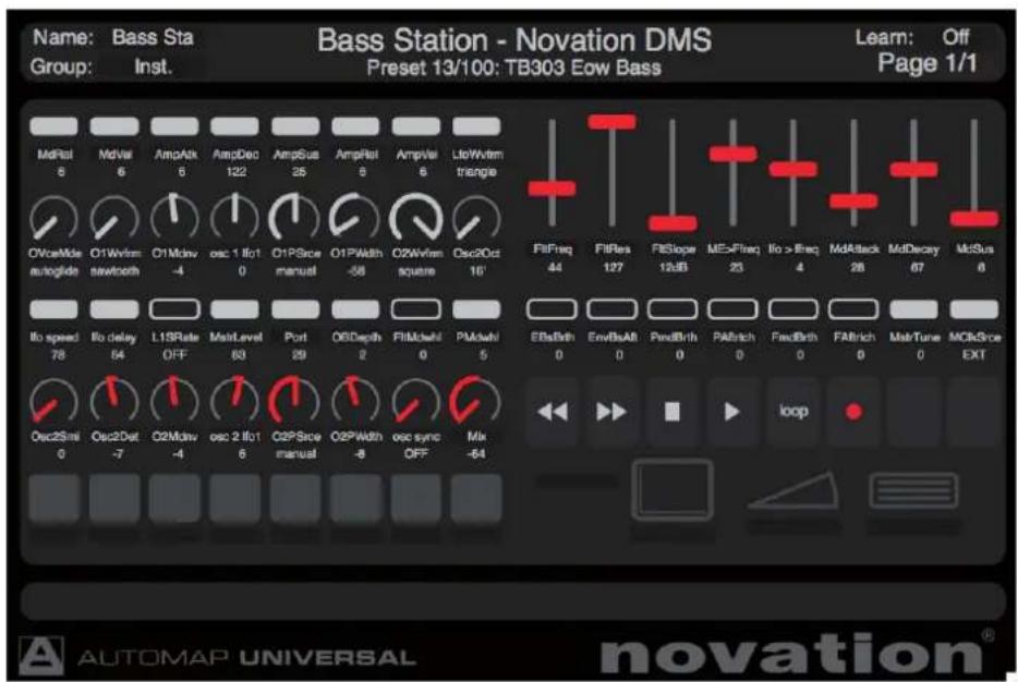 NOVATION 61 SL MkII - MODE AUTOMAP - BOUTONS SYSTÈME - 2