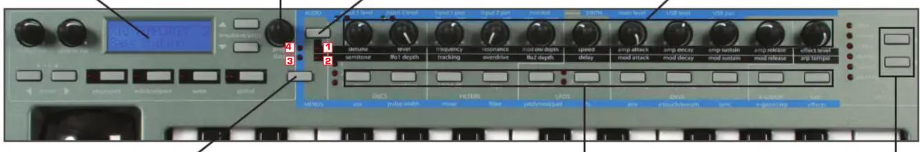 NOVATION Xio 25 - Jeu/édition du synthétiseur intégré - 1