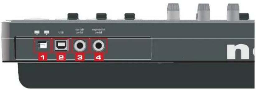 NOVATION Nocturn 25 - FACE ARRIÈRE - 1