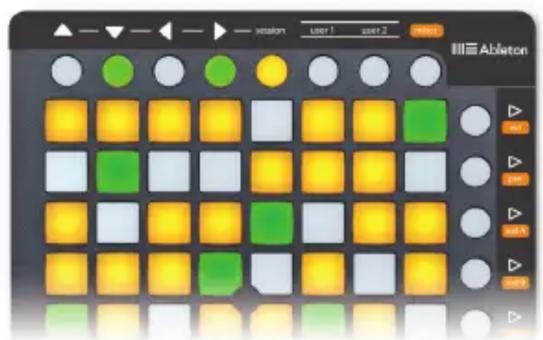 NOVATION Launchpad Mini MK2 - VUE D'ENSEMBLE DU PRODUIT : ABLETON LIVE - 1