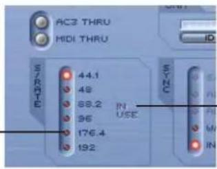 FOCUSRITE Saffire Pro 26 i/o - - Changement de fréquence d'échantillonnage - 1