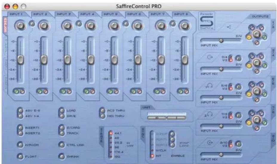 FOCUSRITE Saffire Pro 26 i/o - Mode 1: 44,1/48 kHz Mode par défaut - 1