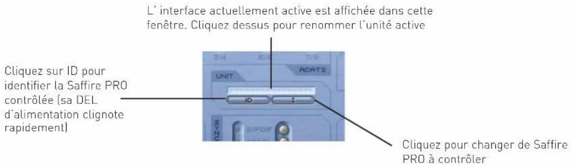 FOCUSRITE Saffire Pro 26 i/o - - Contrôle de plusieurs interfaces depuis SaffireControl PRO - 1