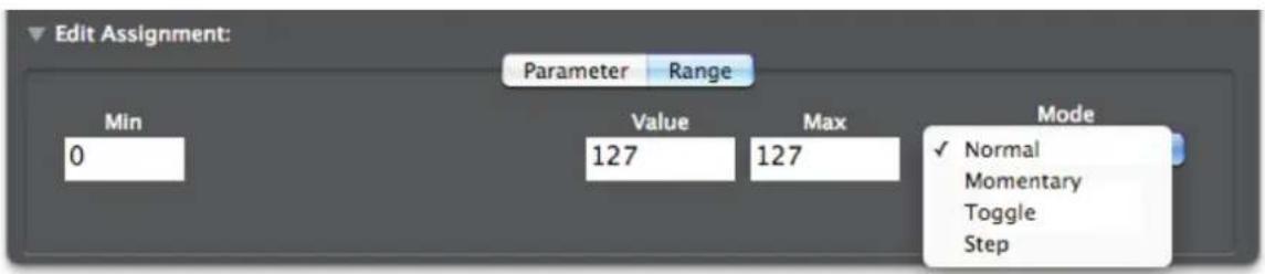 NOVATION Automap - Réglages du matériel : accélération d'encodeur (Encoder acceleration) - 2