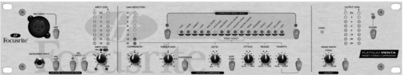 FOCUSRITE Platinum Penta - COMPRESSING A STEREO MIX - 1