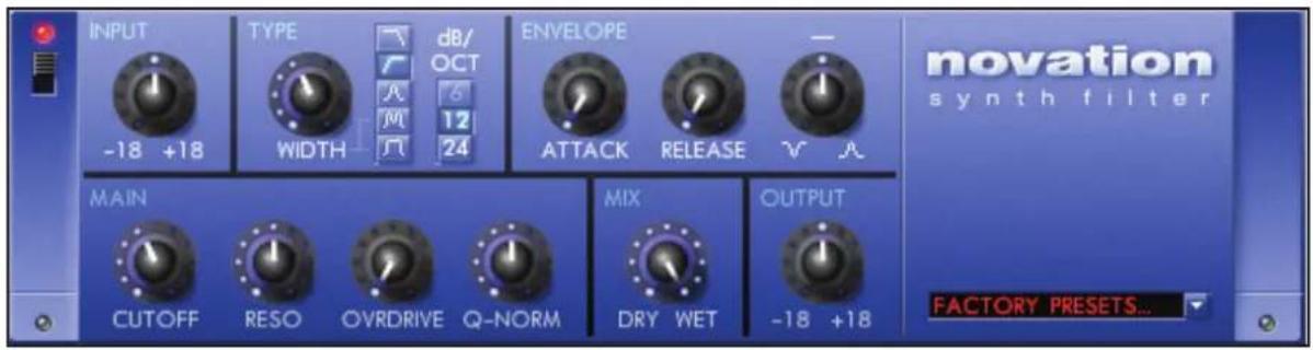 NOVATION FX Suite - Filter - 1