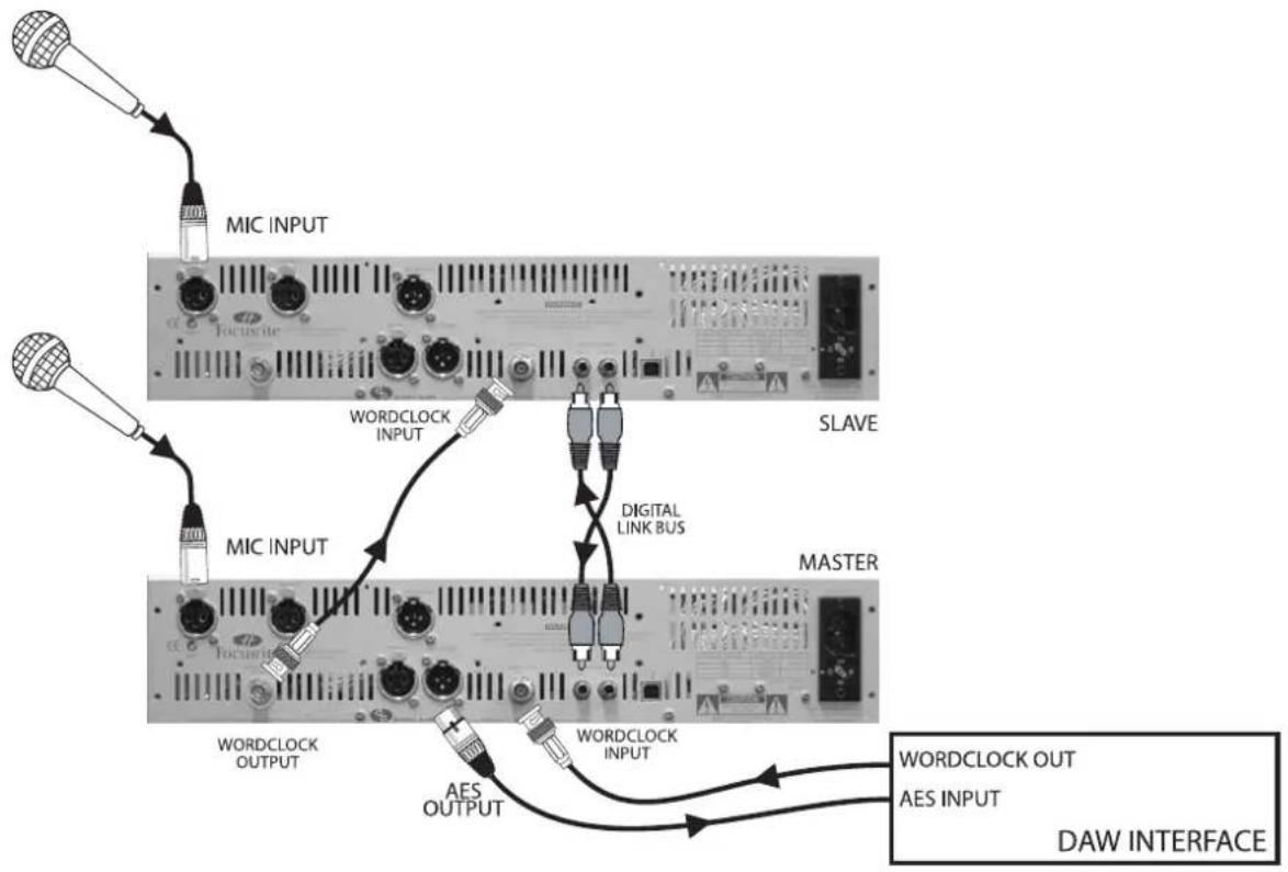 FOCUSRITE The Liquid Channel - Fonctionnement stéréo, 44.1-96 kHz, Liquid Channel™ est esclave de l'horloge Wordclock - 1