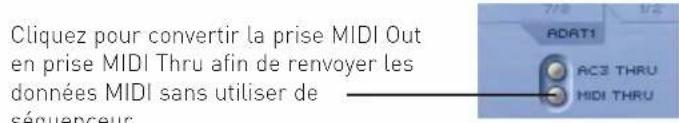 FOCUSRITE Saffire Pro 10 i/o - ■ Emploi du MIDI - 1
