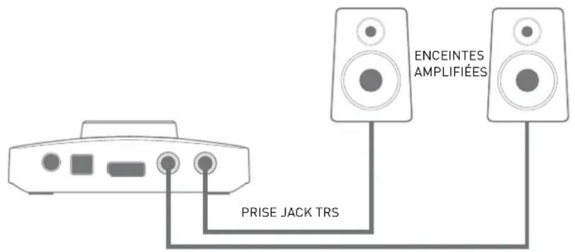 FOCUSRITE Forte - Branchement de la Forte aux enceintes - 1