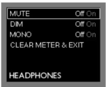 FOCUSRITE Forte - Menu du mode de sortie casque - 1