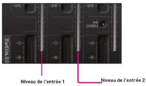 FOCUSRITE Saffire LE - ■ Enregistrement d'une basse ou d'une guitare en direct - 1