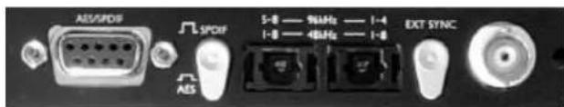 FOCUSRITE Platinum OctoPre - CONNESSIONIED INTERRUTTORIDEL PANNELLO POSTERIORE PER L'USCITA DIGITALE - 1
