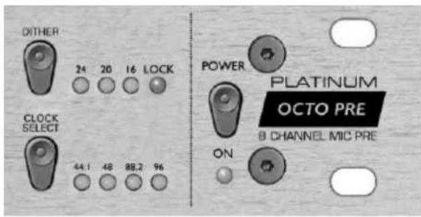 FOCUSRITE Platinum OctoPre - RÉGLAGES DE FAÇADE RELATIFS AUX SORTIES NUMÉRIQUES - 1