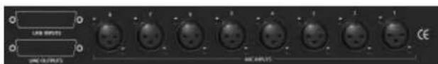 FOCUSRITE Platinum OctoPre - CONNEXIONS EN FACE ARRIÈRE - 1