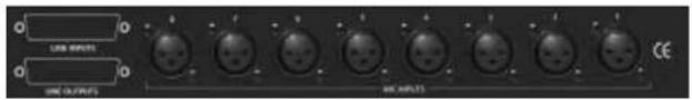 FOCUSRITE Platinum OctoPre - REAR PANEL CONNECTIONS - 1