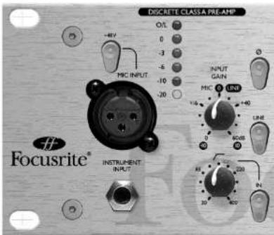 FOCUSRITE Platinum VoiceMaster Pro - FUNKTIONEN UND BEDIENUNG - 1
