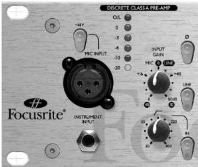 FOCUSRITE Platinum VoiceMaster Pro - DISCRETE CLASS A PRE-AMP - 1