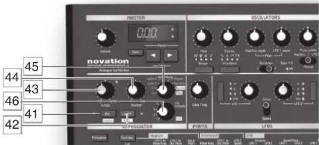 NOVATION AFX Station - La section Arpeggiator (arpégiateur) - 1