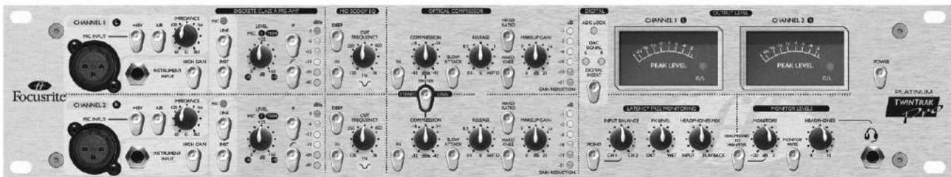 FOCUSRITE Platinum TwinTrack Pro - INSTRUCCIONES IMPORTANTES DE SEGURIDAD - 1